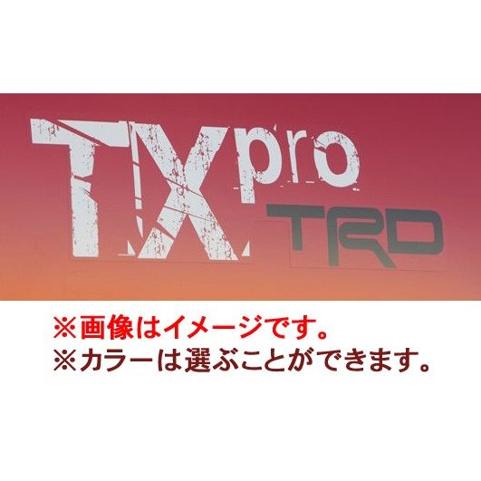 USトヨタ 純正品 TOYOTA タコマ “T|X Pro TRD” デカール ホワイト×レッド 1枚