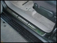 ドアシルプロテクター トヨタ 215サーフ 4ランナー 2003-2009年式 スカッフプレート リア 左右 USトヨタ 純正品