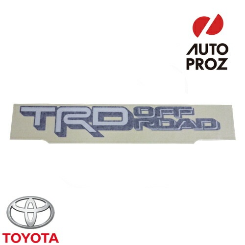 USトヨタ 純正品 TOYOTA タンドラ 全年式適合 TRDオフロード ホワイト×ブラック デカール シール 41×6.5cm 1枚