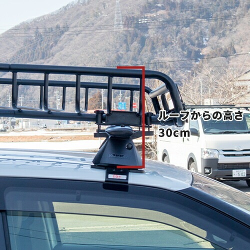 ルーフラック ルーフバスケット スキニーウォーリアー 58cm x 147cm x