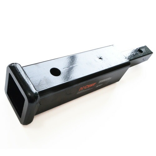 CURT 正規品 トレーラーヒッチ用 変換レシーバー/アダプター 1.25インチ→2インチ変換 10インチ延長 メーカー保証付