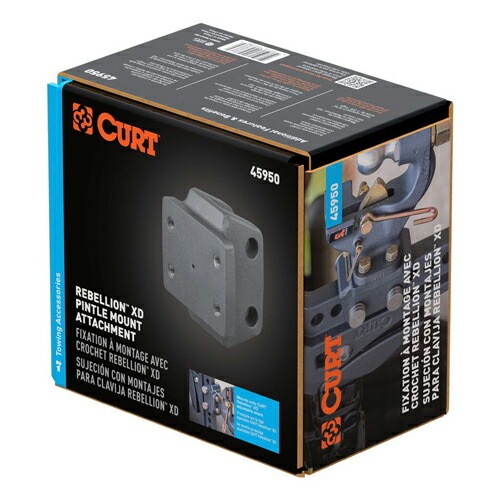 CURT 正規品 Rebellion XD ピントルマウント アタッチメント メーカー保証付