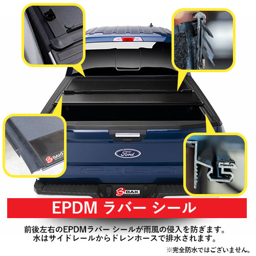 BAK Industries 正規品 BAKFlip F1 トノカバー トヨタ ハイラックス GUN125型に適合 3つ折りタイプトノカバー