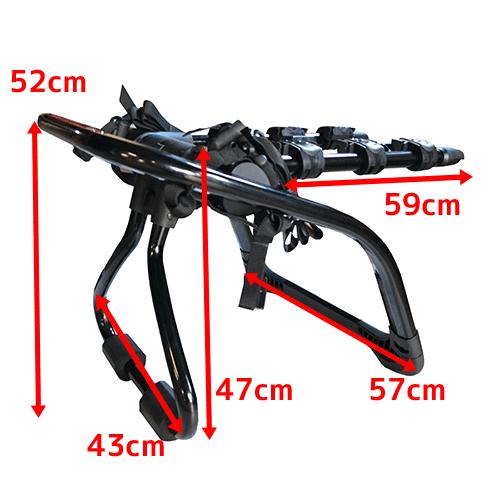 YAKIMA 正規品 フルバック3 3台積載 リアハッチ取付バイクラック 