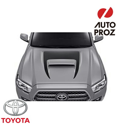 USトヨタ 純正品 TOYOTA タコマ TRDスポーツ 2017-2023年式 ボンネット グラフィックデカール マットブラック 1枚