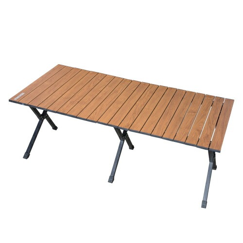 キャンプ アウトドア ロール テーブル Camp Table キャンプテーブル 木目調 120x60x45cm YAKIMA ヤキマ 正規品