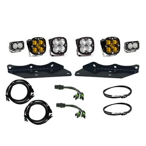 BajaDesigns 正規品 フォード ラプター 2017年以降現行 Squadron SAE/Squadron Sportシリーズ フォグランプキット ホワイト/アンバー