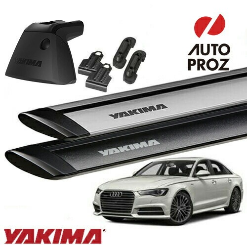 YAKIMA 正規品 Audi アウディ A6/S6 セダン C7系 2011-2019年 ベースラックセット ベースライン ベースクリップ110,136 ジェットストリームバーS