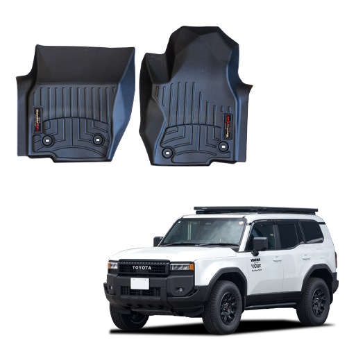 フロアマット トヨタ ランドクルーザー 250 2024年以降現行 1列目 フロアライナー ブラック WeatherTech ウェザーテック 正規品