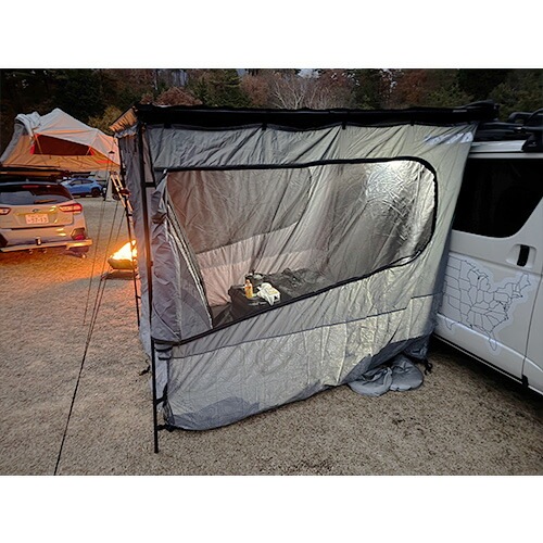 カーサイドテント Ripple-M リップルM スリムシャディー 200x250cm マップデザイン用 シェルター グランドシート付 YAKIMA ヤキマ 正規品