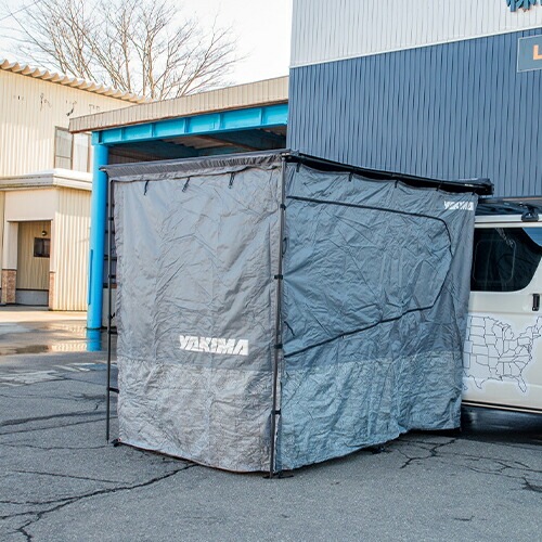 カーサイドテント Ripple-M リップルM スリムシャディー 200x250cm マップデザイン用 シェルター グランドシート付 YAKIMA ヤキマ 正規品