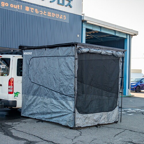 カーサイドテント Ripple-M リップルM スリムシャディー 200x250cm マップデザイン用 シェルター グランドシート付 YAKIMA ヤキマ 正規品