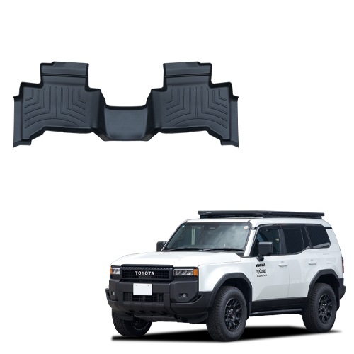 フロアマット トヨタ ランドクルーザー 250 2024年以降現行 2列目 フロアライナー ブラック WeatherTech ウェザーテック 正規品