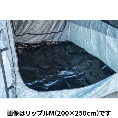 カーサイドテント Ripple-L リップルL スリムシャディー 250x250cm マップデザイン用 シェルター グランドシート付 YAKIMA ヤキマ 正規品