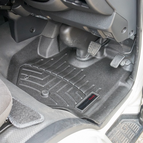 フロアマット トヨタ ハイエース H200系 2004年以降現行 1列目 フロアライナー ブラック WeatherTech ウェザーテック 正規品