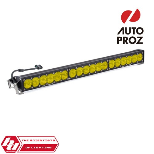 BajaDesigns 正規品 OnX6シリーズ 30インチ LED ライトバー ワイドドライビング ストレートタイプ アンバー