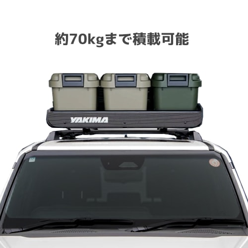YAKIMA 正規品 トヨタ 250系ランドクルーザー ランクル250 2024年式以降現行 ルーフレール有り車両に適合 ベースラックセット (レールバーLGサイズ×2)