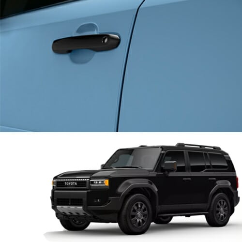 ドアエッジガード トヨタ ランクル250 2024年式以降現行 ブラック