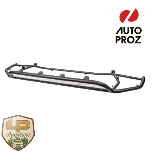 LPAventure 正規品 トヨタ RAV4 2019年式以降現行 フロントプレート付きバンパーガード パウダーコート FLP-RAV4-19-SBG + OPC