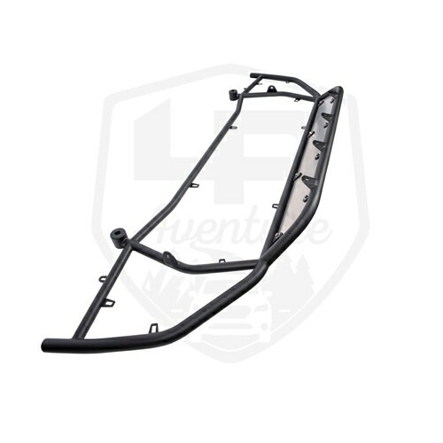 LPAventure 正規品 トヨタ RAV4 2019年式以降現行 フロントプレート付きバンパーガード パウダーコート FLP-RAV4-19-SBG + OPC