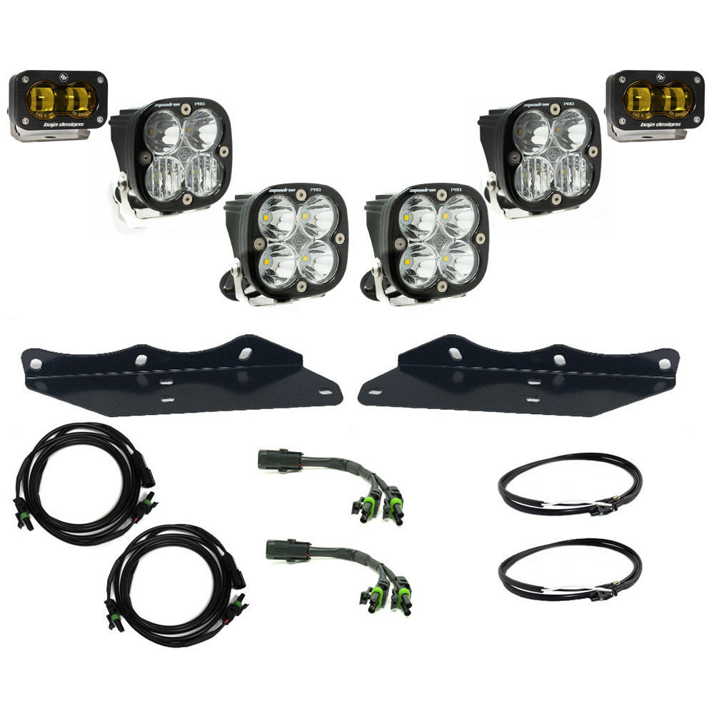 LED フォグライトキット フォード F-150 ラプター 2017-2020年式 アンバー Squadron Pro S2 Pro SAE LEDライト ドライビングコンボ スポット BajaDesigns バハデザイン 正規品