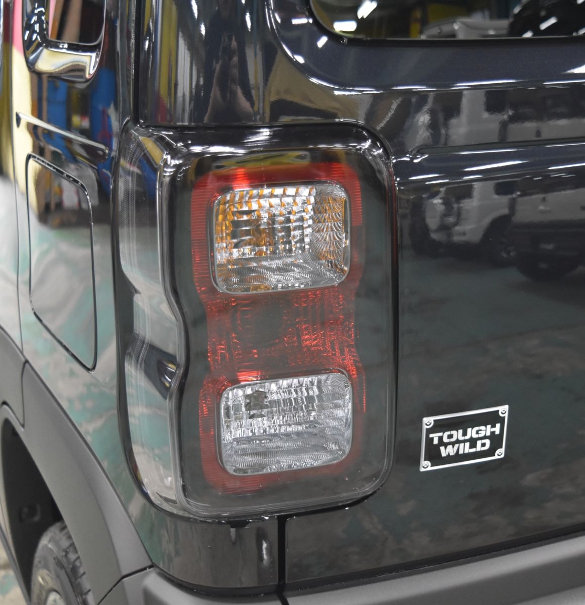 本物の ハスラー（MR92/MR52）用】テールランプカバー ライトスモーク パーツ