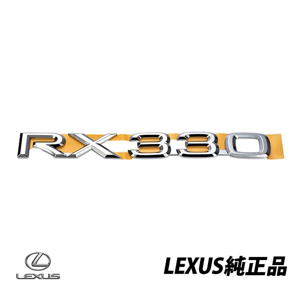 レクサス 純正 トヨタ ハリアー 30系 ACU30W 輸出仕様 レクサス RX330 リアエンブレム 75443-48040|LEXUS|JPN BRAND
