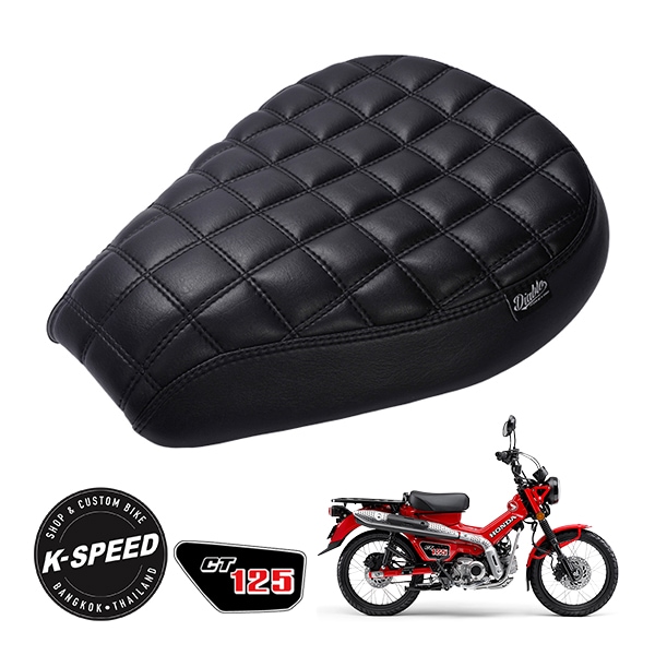 【K-SPEED製】 超薄型シート ホンダ ハンターカブ CT125 JA55 JA65 交換用 スーパーローシート DIABLO ディアブロ K-SPEED-CT44　　　　