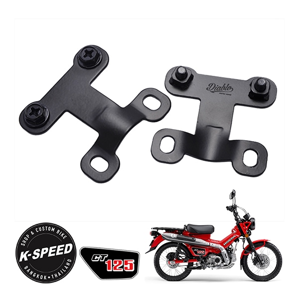 【K-SPEED製】 ホンダ ハンターカブ CT125 JA55 JA65 フロントフェンダーアップ フェンダーリフト 約4.3cmUP ディアブロ K-SPEED-CT45　　　