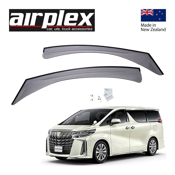 Airplex製 トヨタ アルファード ヴェルファイア 30系 AGH30 GGH30 AYH30 ビックドアバイザー ワイドバイザー フロント 左右セット|TOYOTA |JPN BRAND