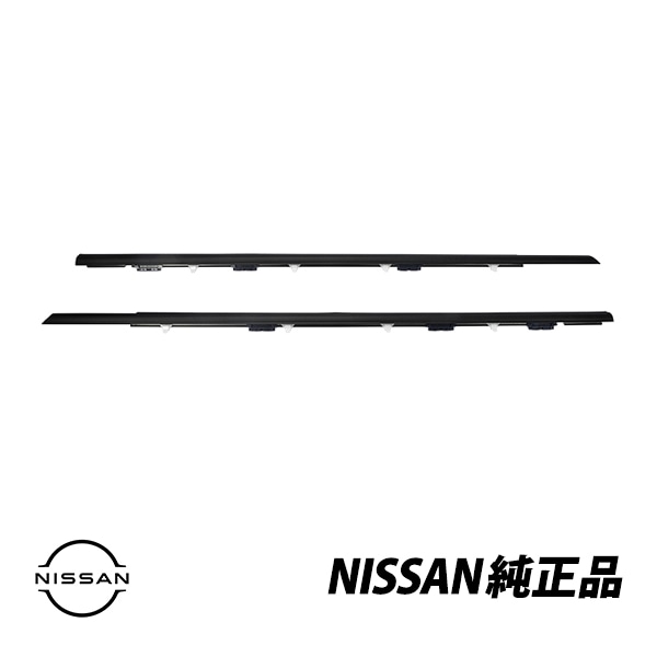 日産 純正 スカイライン R33 GT-R BCNR33 2ドア用 ドアアウトサイドモール左右セット 80820-22U00 80821-22U00|NISSAN|JPN BRAND