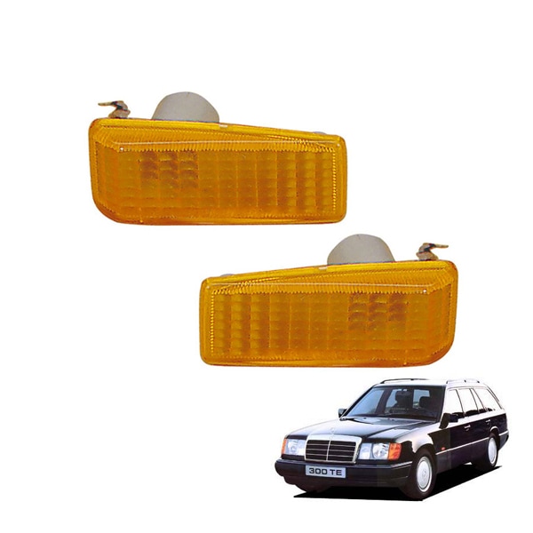 【DEPO 正規品】 メルセデスベンツ Eクラス W124 S124 A124 C124 サイドランプ サイドマーカー フェンダーマーカー 左右セット MB01SIACX2|MERCEDES-BENZ