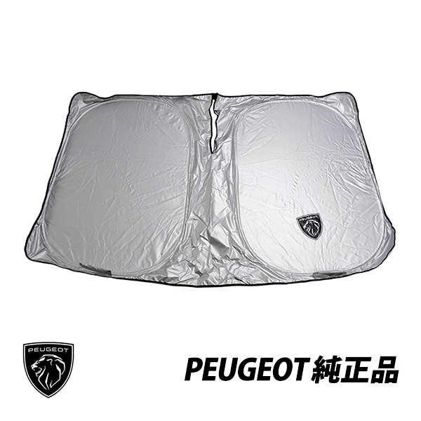 プジョー 純正 フロントサンシェード 208 P21 2008 P24 新型 PEUGEOTロゴ入り ウィンドウサンシェード フロントガラス 専用設計 FWSP21