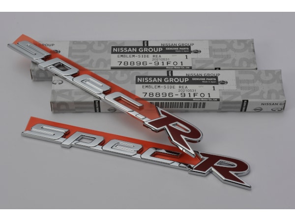 日産 純正 シルビアS15 スペックR サイドエンブレム SPEC R 左右2個
