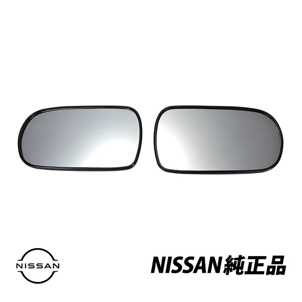 日産 純正 スカイライン GT-R BNR32 ドアミラーガラス 左右ペア 2枚セット サイドミラーレンズ 96365-35F00 96366-35F00|NISSAN|JPN BRAND