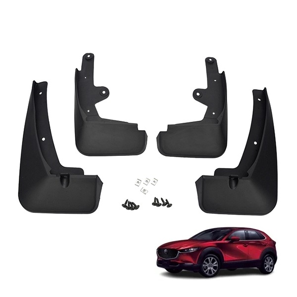 マツダ CX-30 CX30 DM8P DMEJ3P DMFP マッドガード 4枚セット 1台分 取付金具付属 PP製　|MAZDA|JPN BRAND