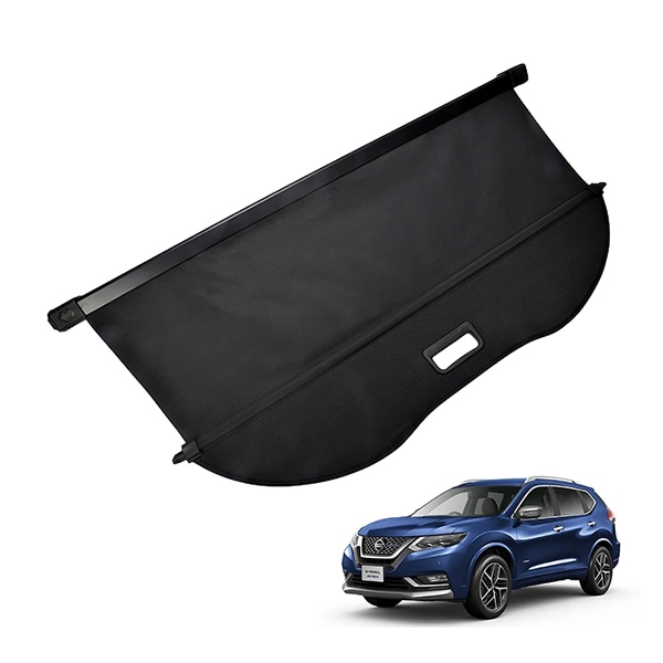 日産 エクストレイル T32/NT32/HT32/HNT32 2013.12〜 ロールシェード 5人乗り トノカバー ブラック プライバシー保護 防犯 PVC帆布|NISSAN|JPN BRAND