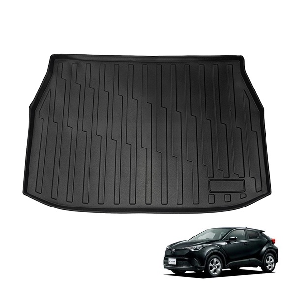 トヨタ C-HR ZYX10 NGX50 ラゲッジマット フロアマット カーゴマット ドレスアップ 立体トレイ 内装3Dパーツ TPV材質 防水 防汚　