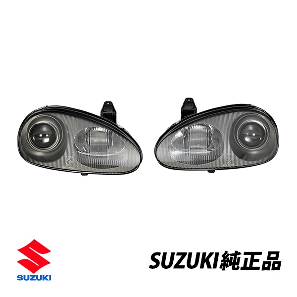 スズキ 純正 カプチーノ EA11R EA21R F6A ヘッドライト ヘッドランプ 左右セット 35120-80F00 35320-80F00