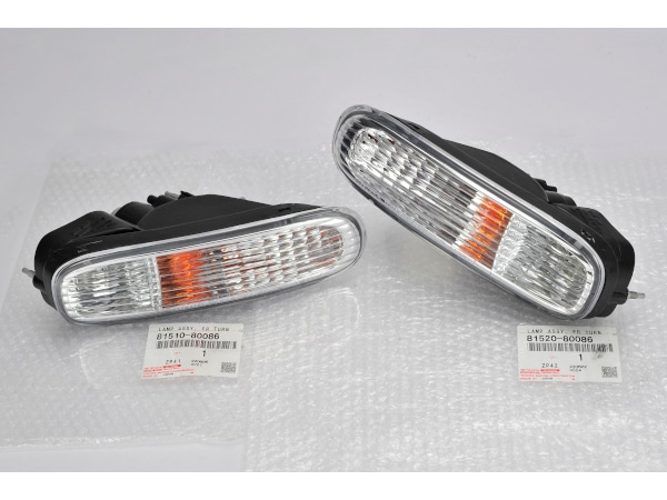 トヨタ 純正 スープラ 80系 JZA80 後期 フロントターンシグナルランプ