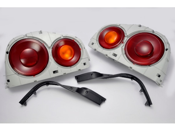 r34 テールランプ　左右セット 日産 スカイライン R34 リア LED テールランプ 2ドア用 レッド