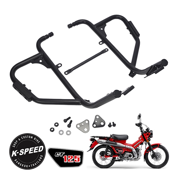【K-SPEED製】 ホンダ ハンターカブ CT125 JA55 JA65 クラッシュバー エンジンガード K-SPEED-CT71 Diablo Custom Works　|HONDA |JPN B