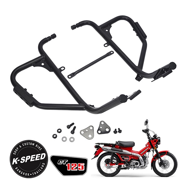 【K-SPEED製】 ホンダ ハンターカブ CT125 JA55 JA65 クラッシュバー エンジンガード K-SPEED-CT71 Diablo Custom Works　　　