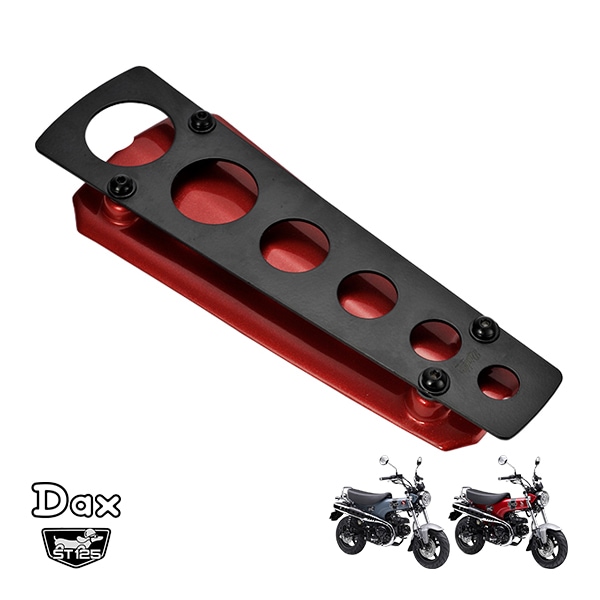 【K-SPEED製】 ホンダ ダックス DAX125 ST125 JB04 センターガード レッド 赤 ミドルプロテクター Diablo Custom Works