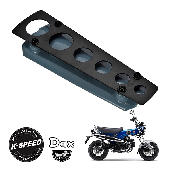 【K-SPEED製】 ホンダ ダックス DAX125 ST125 JB04 センターガード ブルー 青 ミドルプロテクター Diablo Custom Works　　