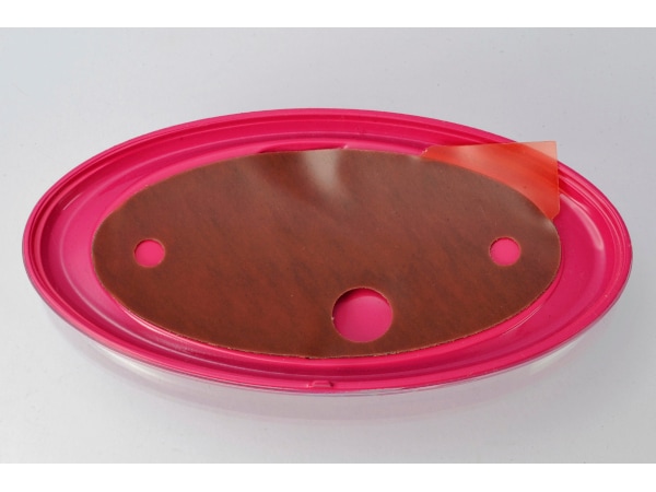 スバル　インプレッサ　Ｆ／グリル　エンブレム　i　ピンク