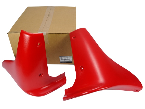 マツダ 純正 RX-7 FD3S リアマッドフラップ レッド 左右ペア