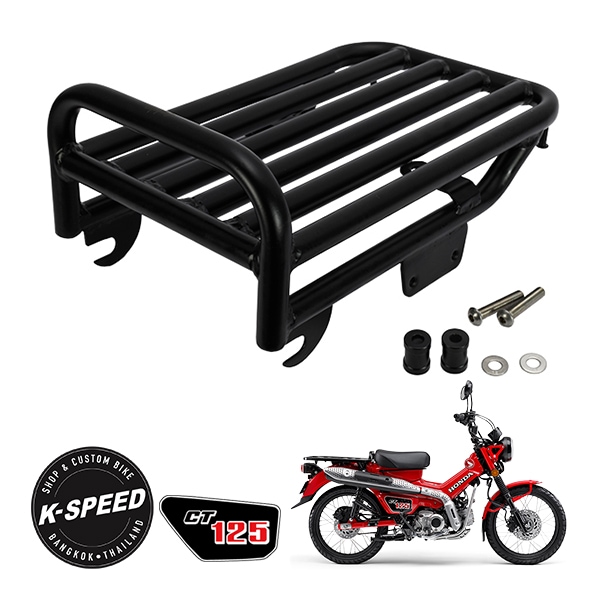 【K-SPEED製】 ホンダ ハンターカブ JA55 JA65 リアキャリア Diablo CT125 CT73 カスタムパーツ Tanadit Design　　　