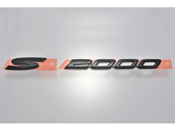 新品 純正 S2000 AP2 ブラックエンブレム サイドエンブレム フェンダー ホンダ 純正 S2000 Sフェンダーエンブレム ブラック サイドバッジ