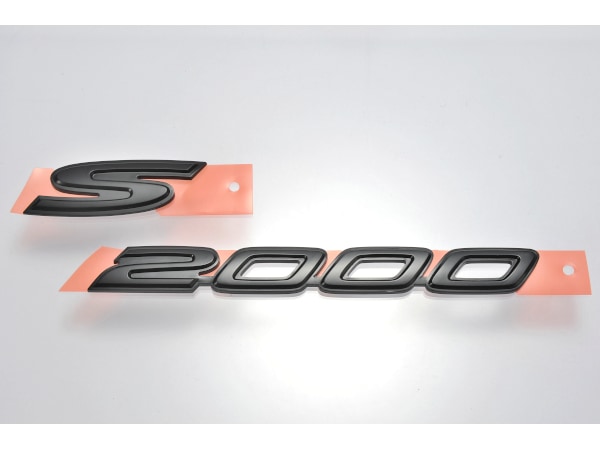 ホンダ 純正 S2000 Sフェンダーエンブレム ブラック サイドバッジ